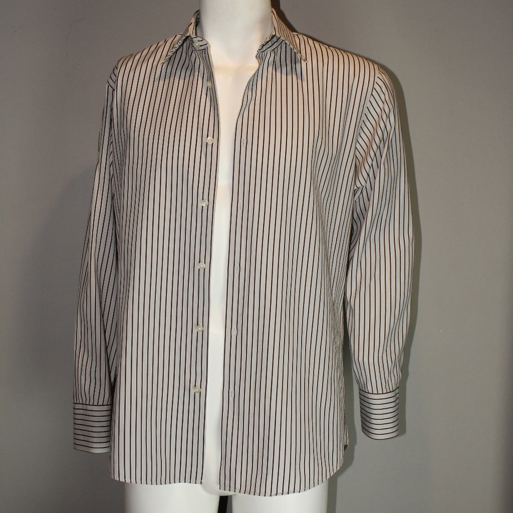 Hugo Boss Striped Dress Shirt.